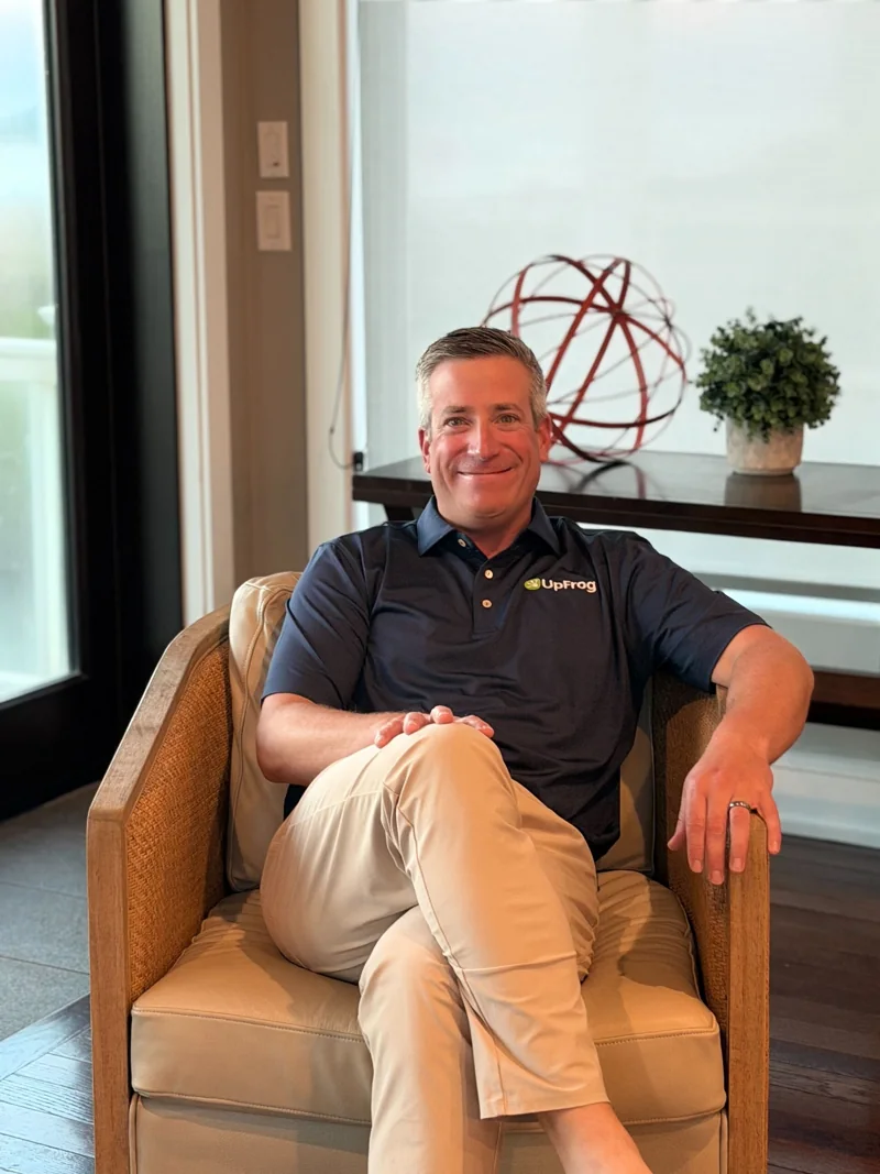 UpFrog founder Justin Riley
